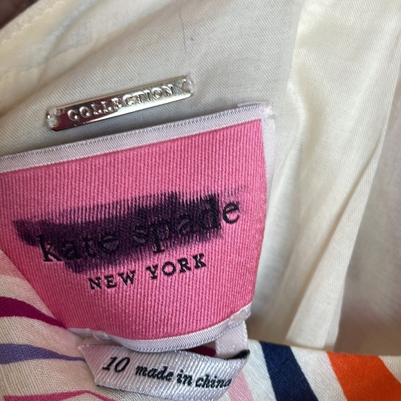 Kate Spade ♠️ maxi dress size 10 adjustable neck & multi colored in euc - Picture 8 of 8